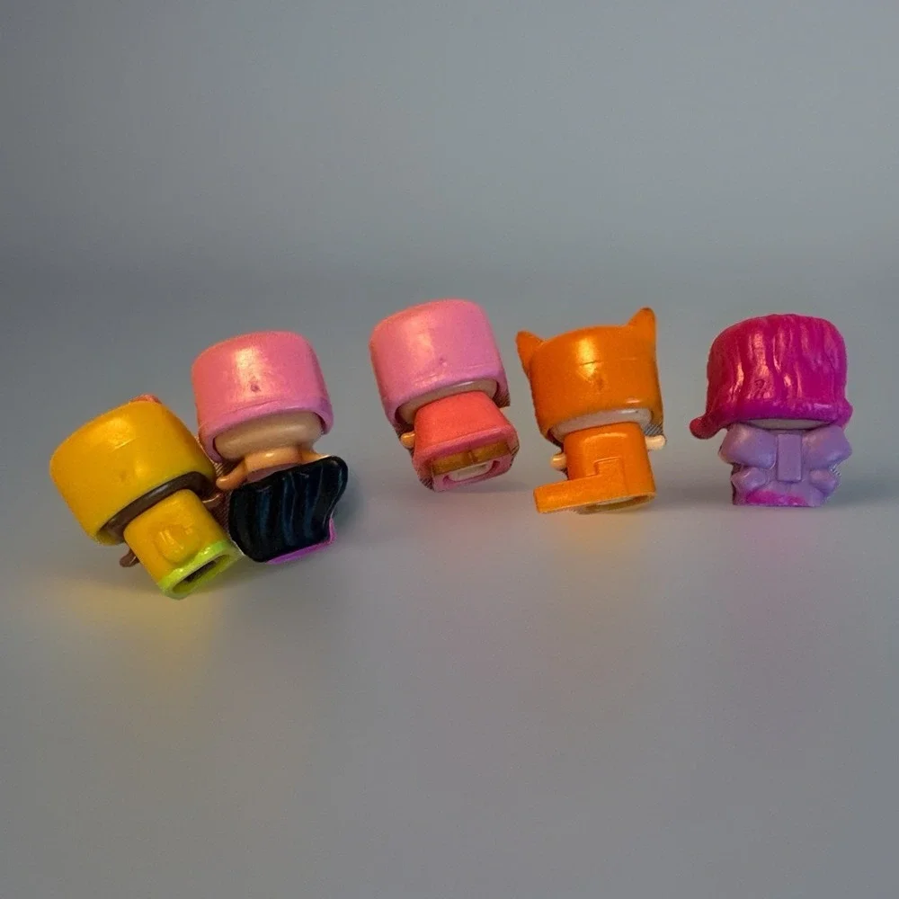 Moose Toys Capsule Chix Mini Doll Figures Lot of 5 Multicolor Collectible Girls